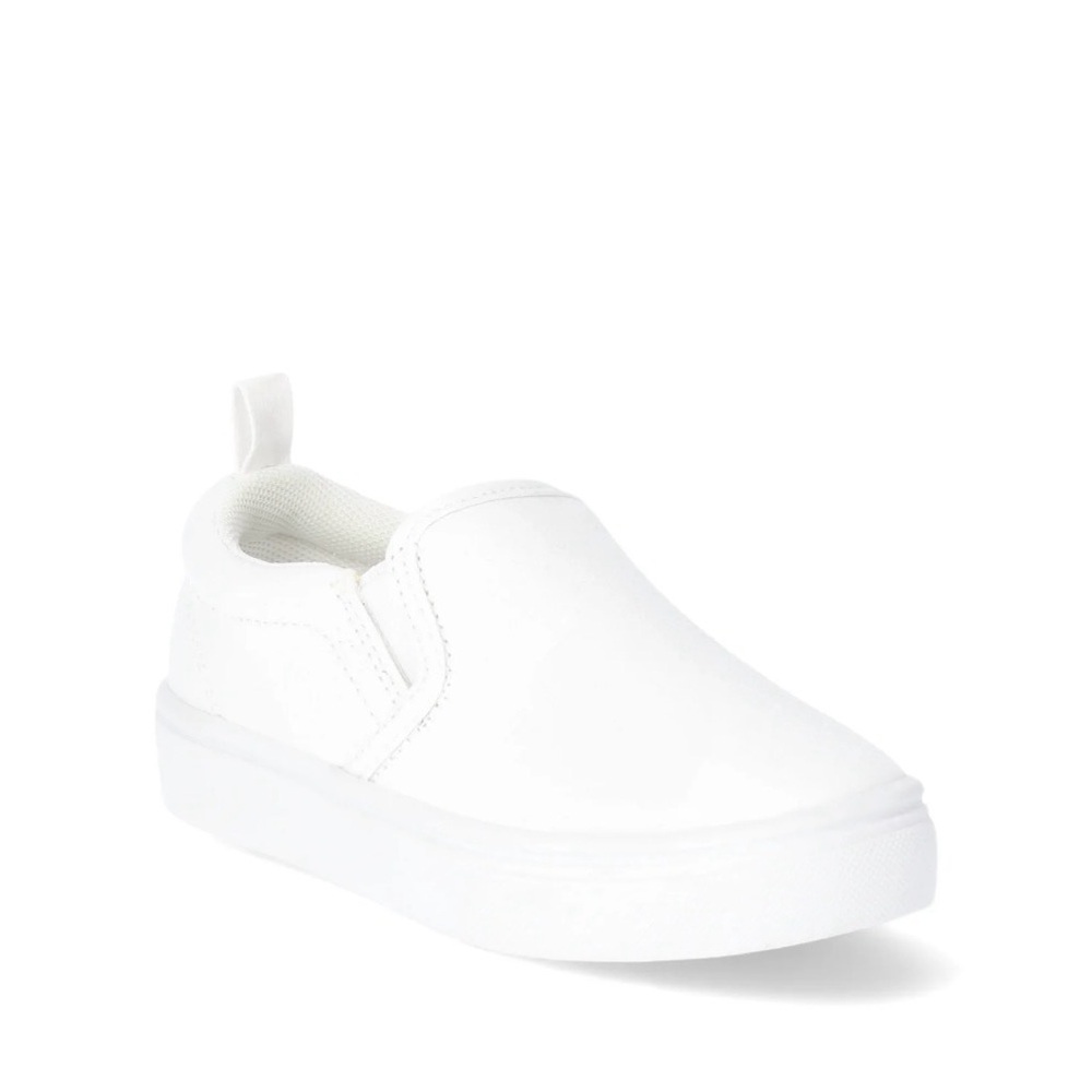 Kids White Slip-On Shoes